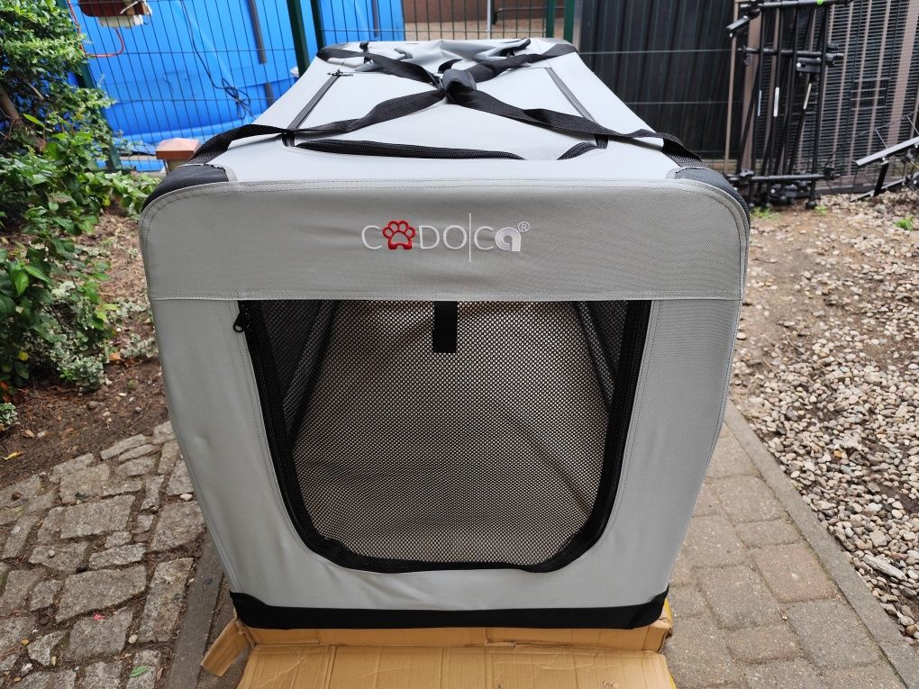 Materiałowy transporter dla zwierząt 100x67x70 cm