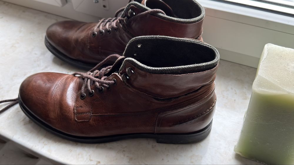 Skorzane buty 40 /25, 5 cm