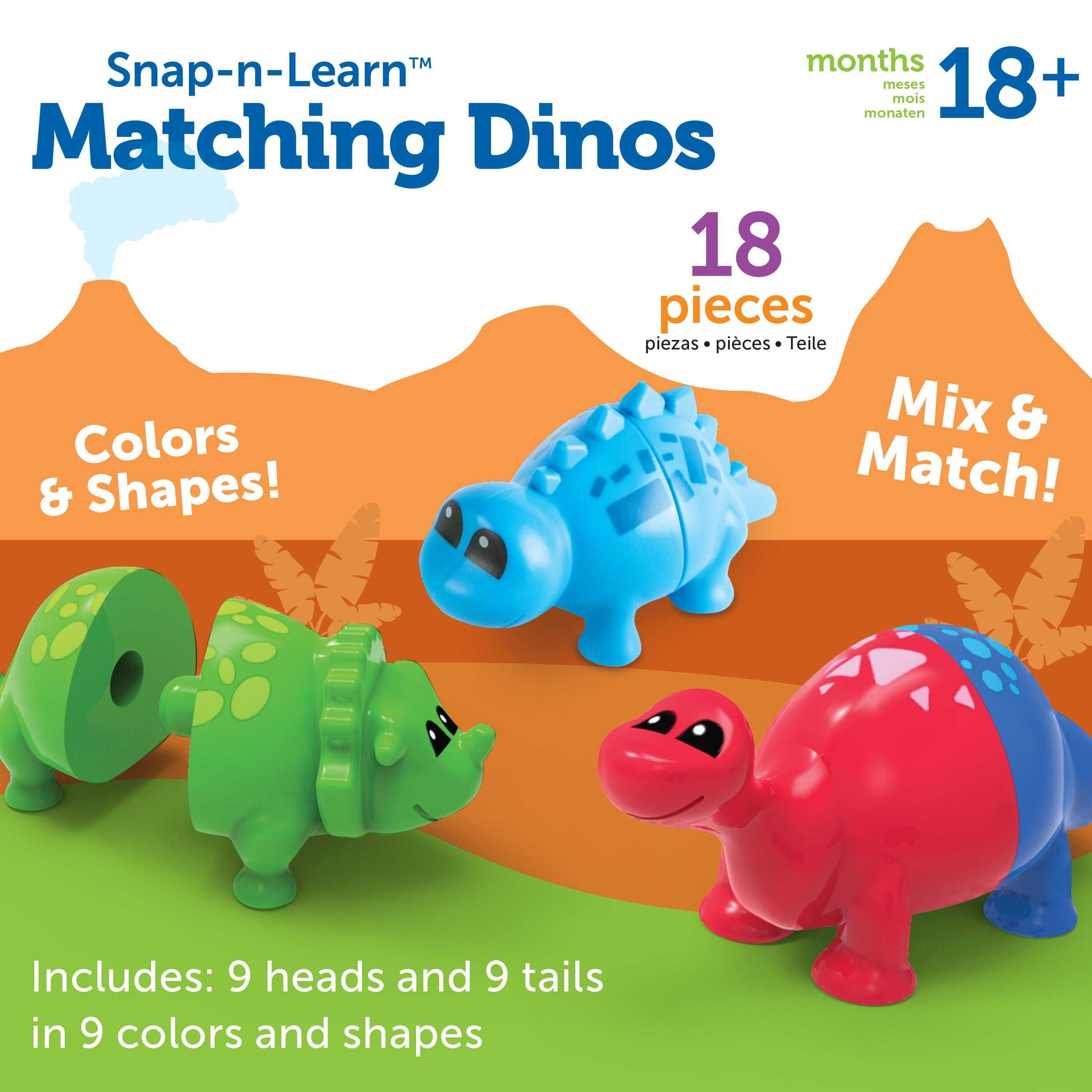 Learning Resources Matching Dinos Динозаври