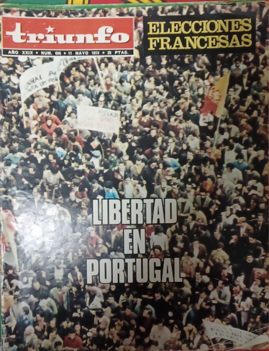 Revistas Triunfo - 50 anos de 25 de abril.