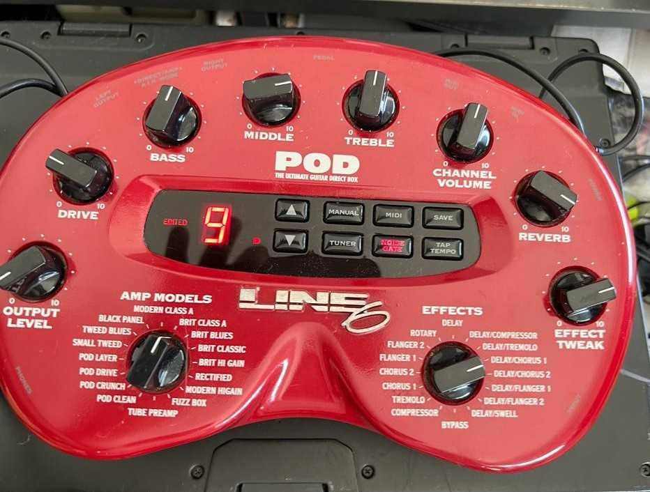 Line 6 POD - Processador de efeitos para guitarra!