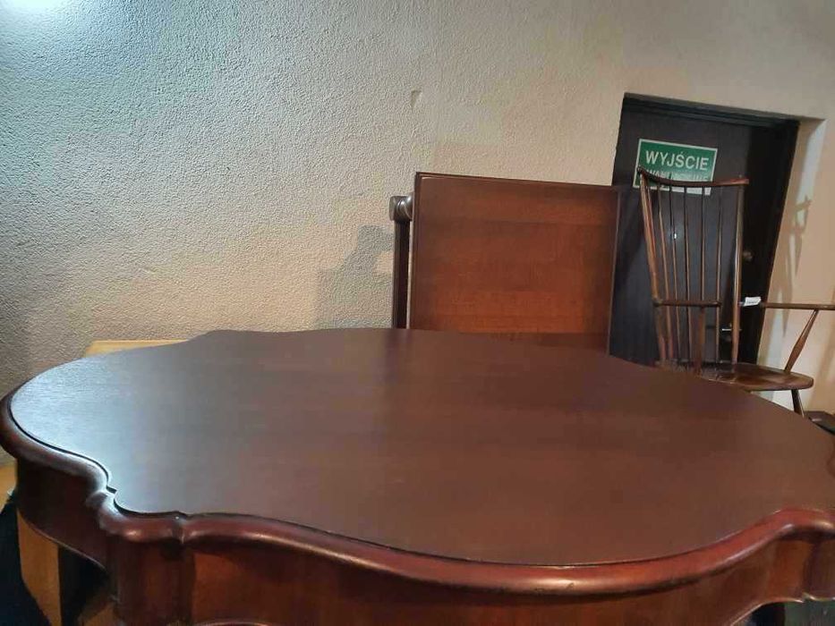 Ława drewniana lite drewno rzeźbiona stylowa elegancka FV DOWÓZ