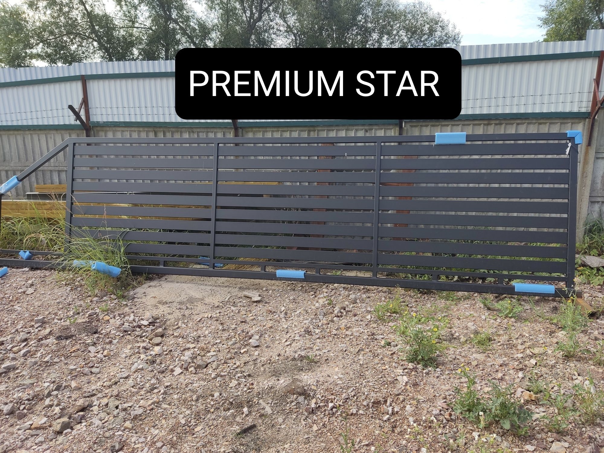 Brama przesuwna palisadowa PREMIUM STAR 5m,ocynk+RAL,4m, 6m, 6,7m 7,5m