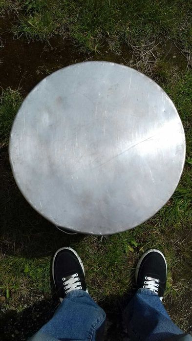 Баняк з нержавійки 57л