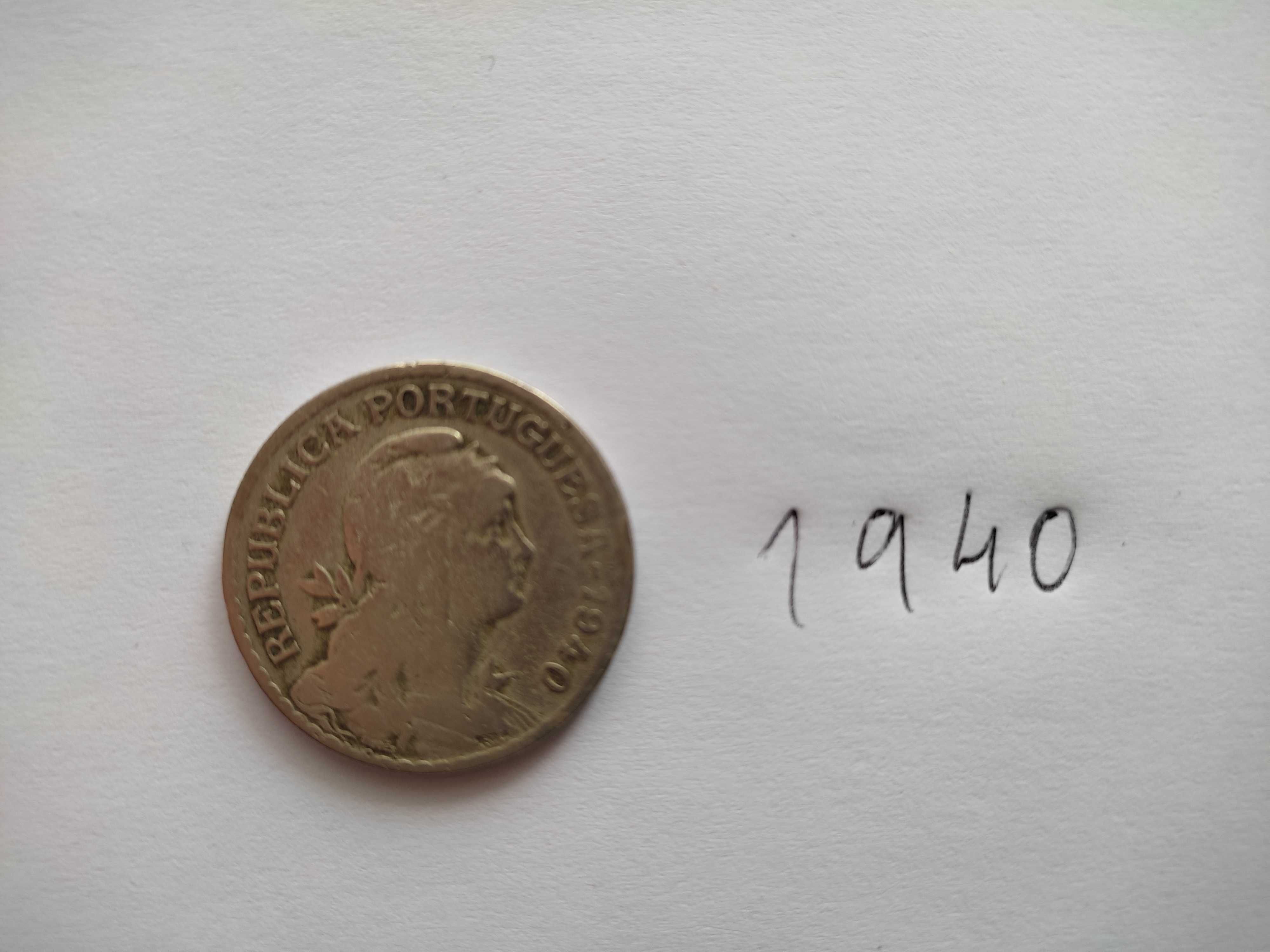 moeda da republica-1 escudo 1940