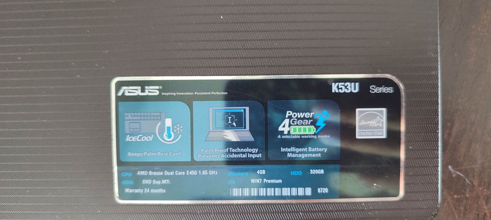 Computador ASUS K53U series