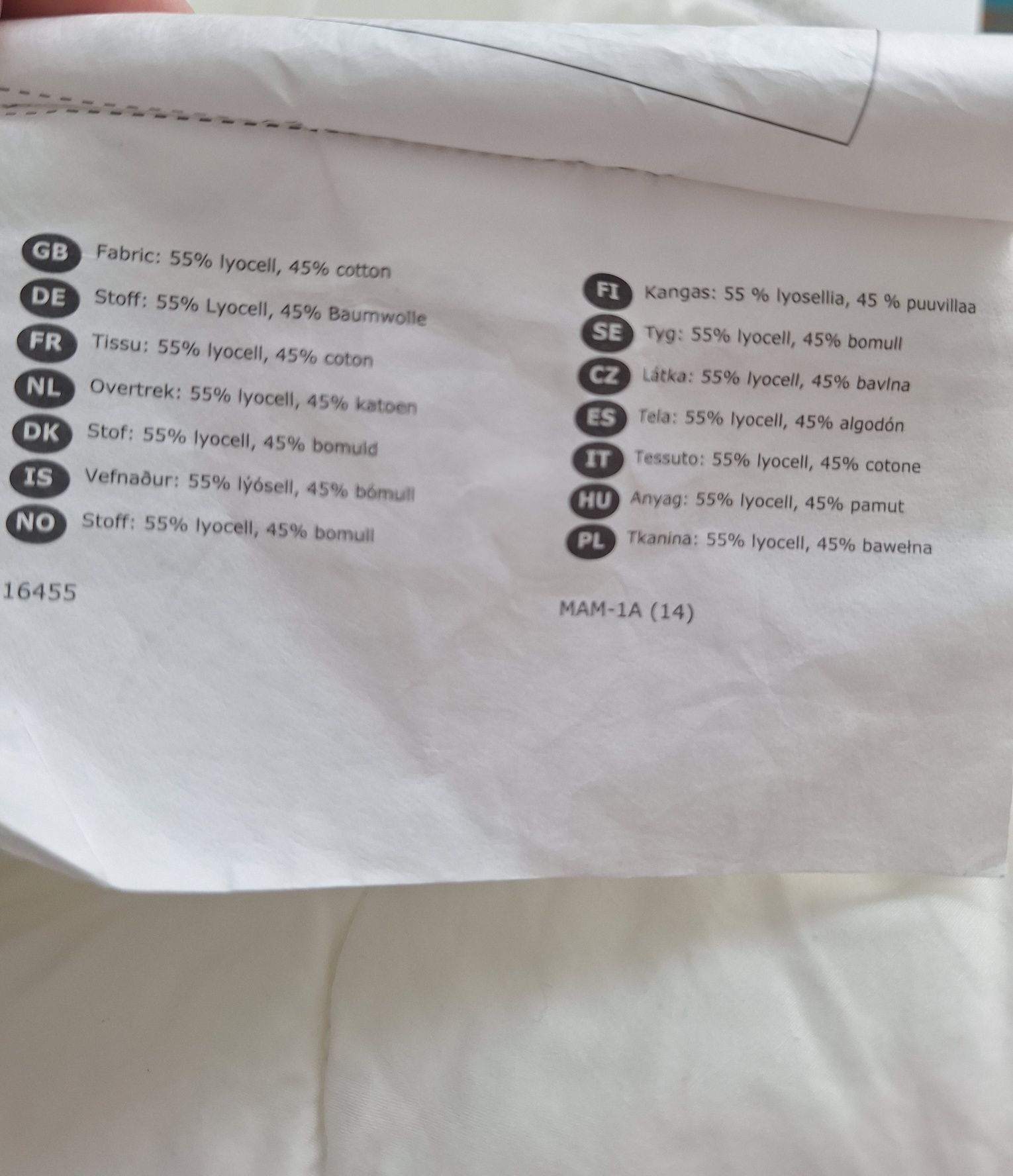 Kołdra ikea bawełna/ lyocell