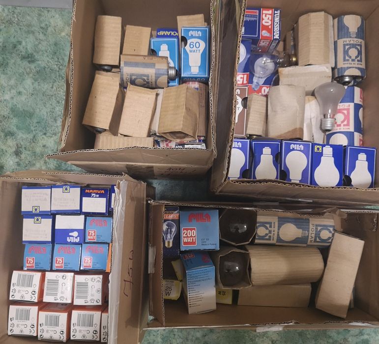 Żarówki klasyczne żarowe wolfram wolframowe na gwint E27 25 - 200 W