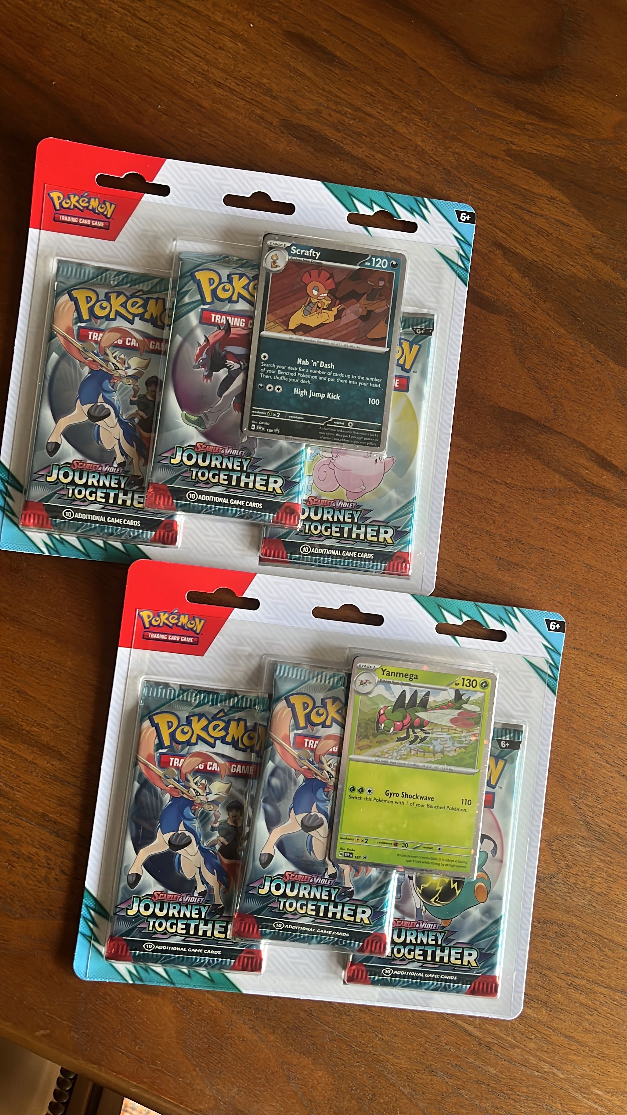 Pokémon “Journey Together” 3-pack Blister