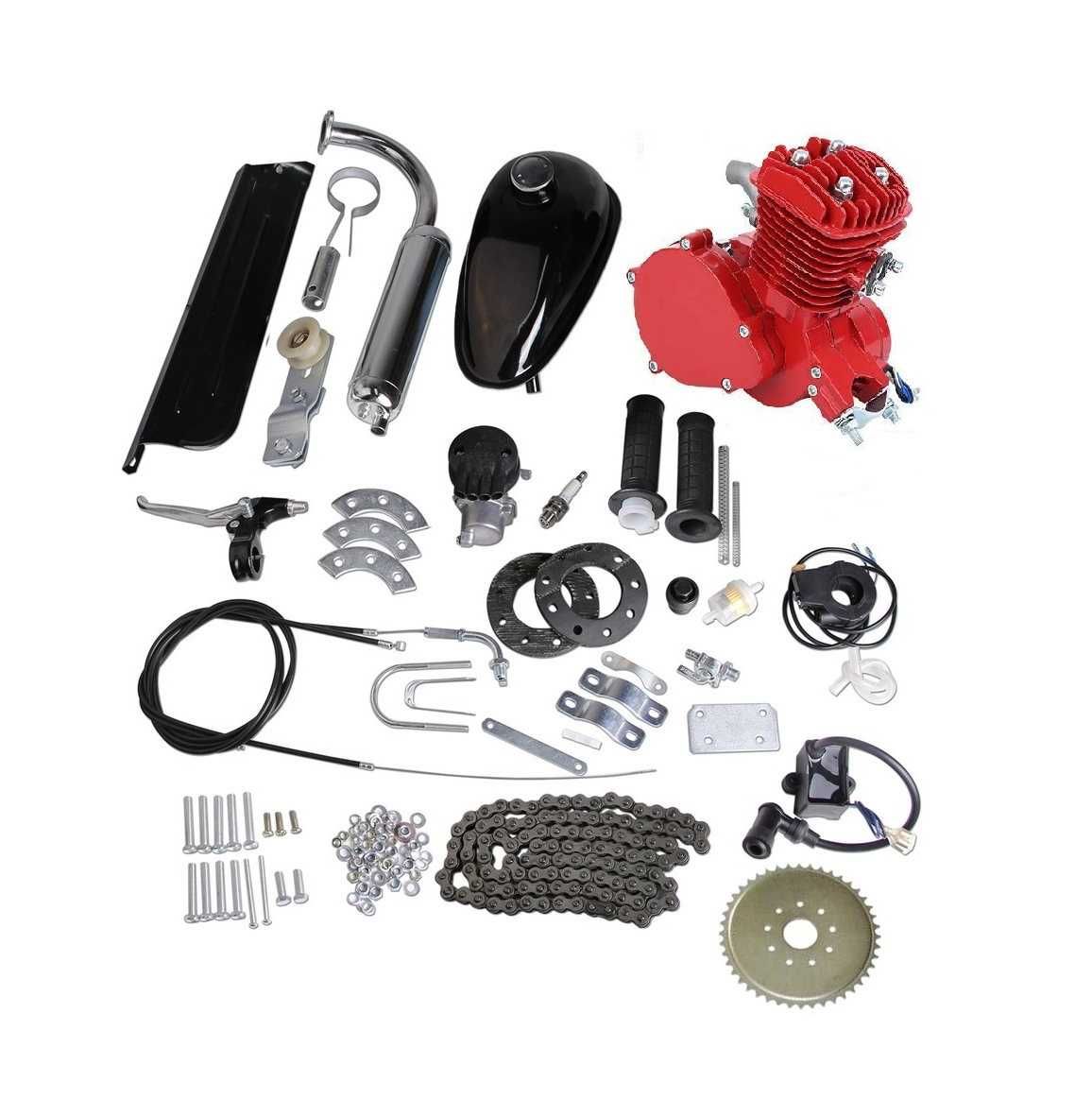 Kit de Motor Completo 80cc p/ Bicicleta