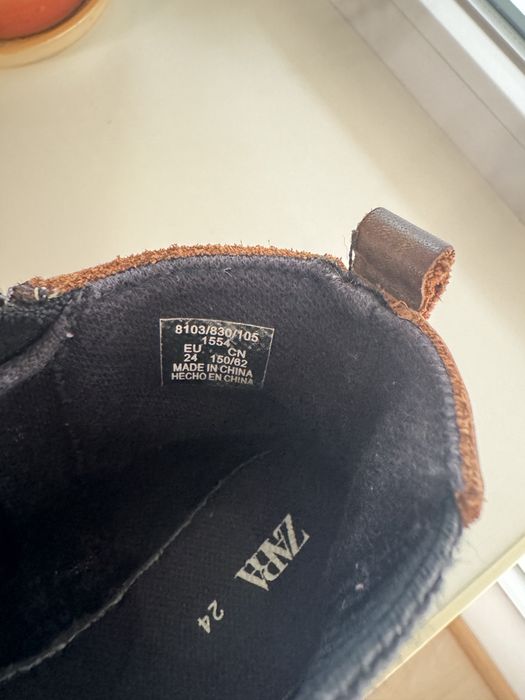 Ботінки, челсі, чоботи Zara 24 розмір