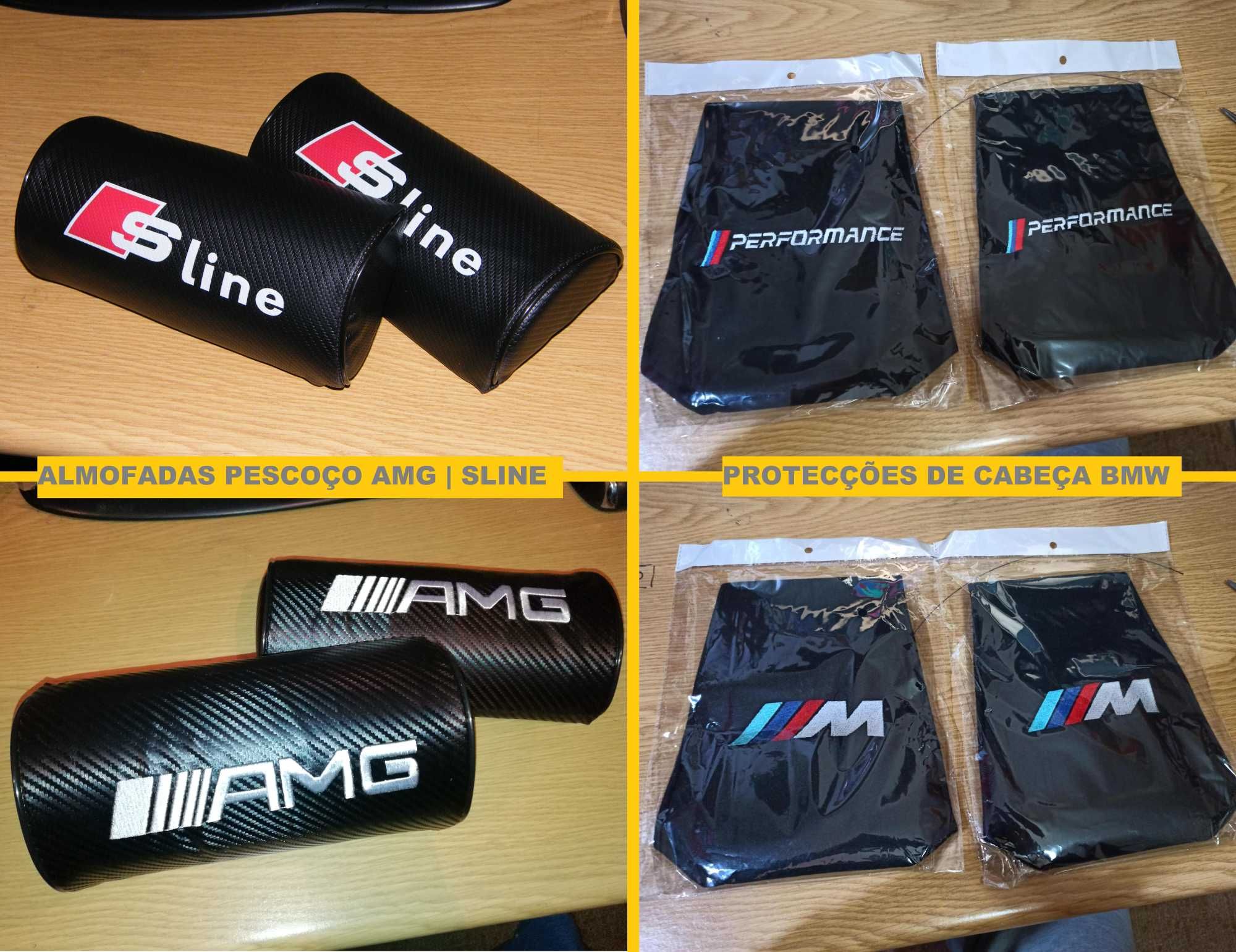 Almofadas cabeça BMW M | Mercedes AMG | Audi S LINE | Seat FR CUPRA