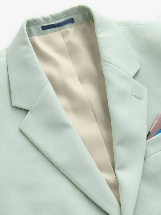 Bardzo ładna modna marynarka NEXT miętowa pastelowa cena sklepowa480zł