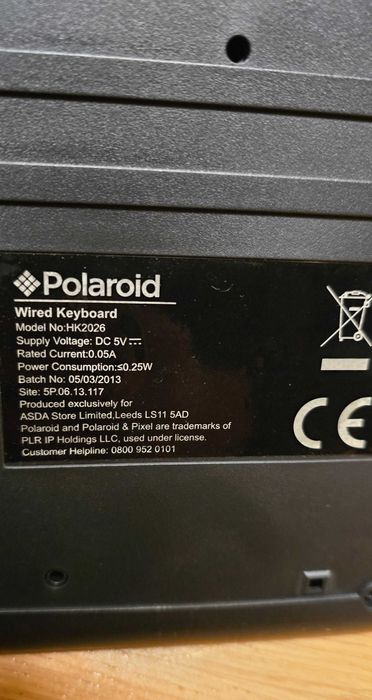 Klawiatura przewodowa Polaroid HK2026