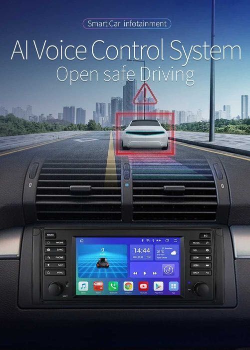 GPS ANDROID 12 - 9" — BMW E46 (Série 3) com Wifi e USB * 2GB 32GB