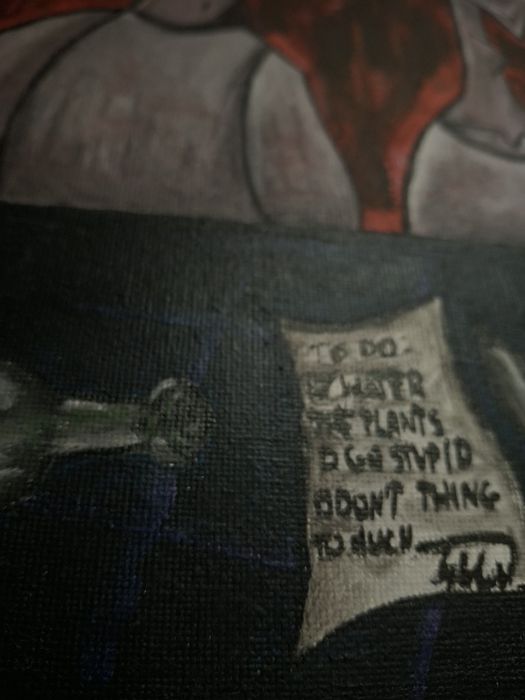 Ręcznie malowany obraz