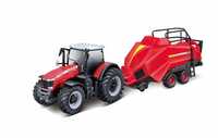 Farm Tractor Fergusson 8740s + Belownica Bburago