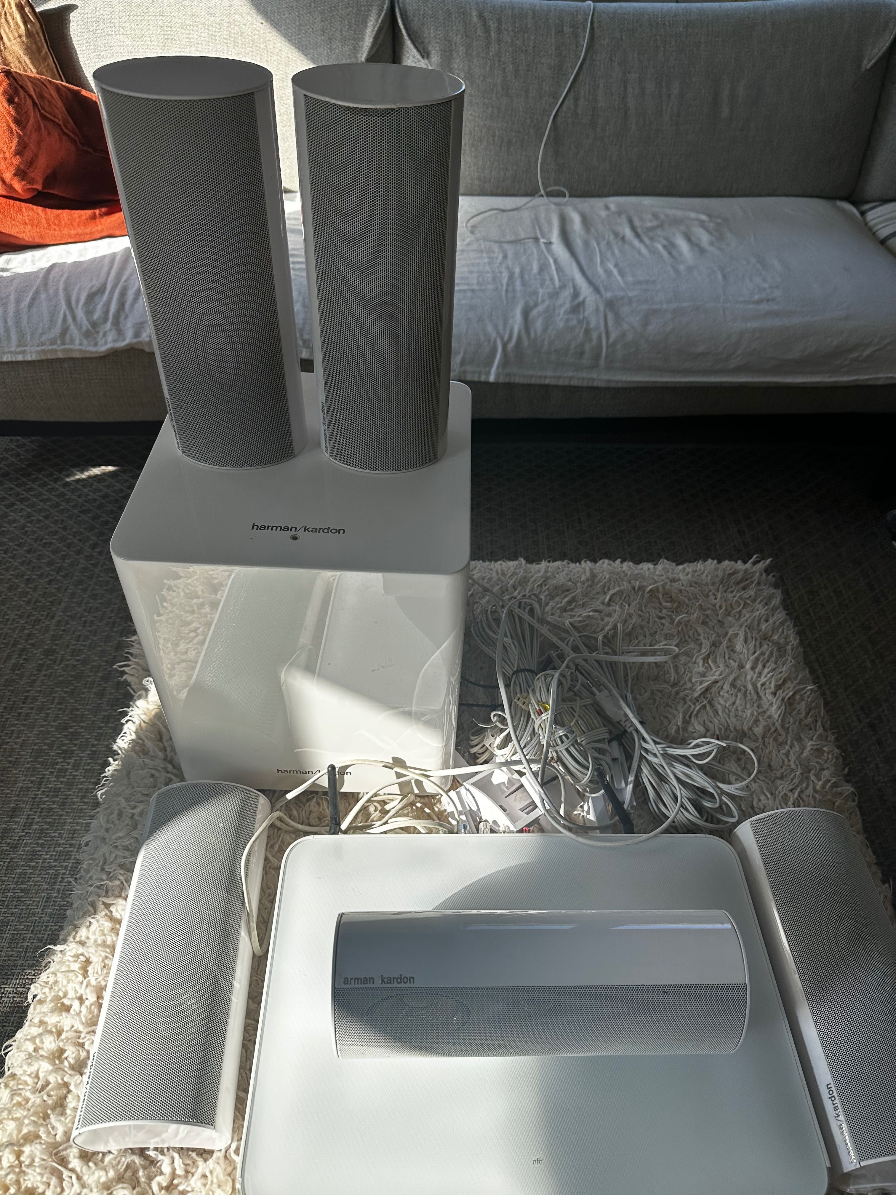 Sistema de Som Harman Kardon BDS 580 - 5.1 Home Theater
