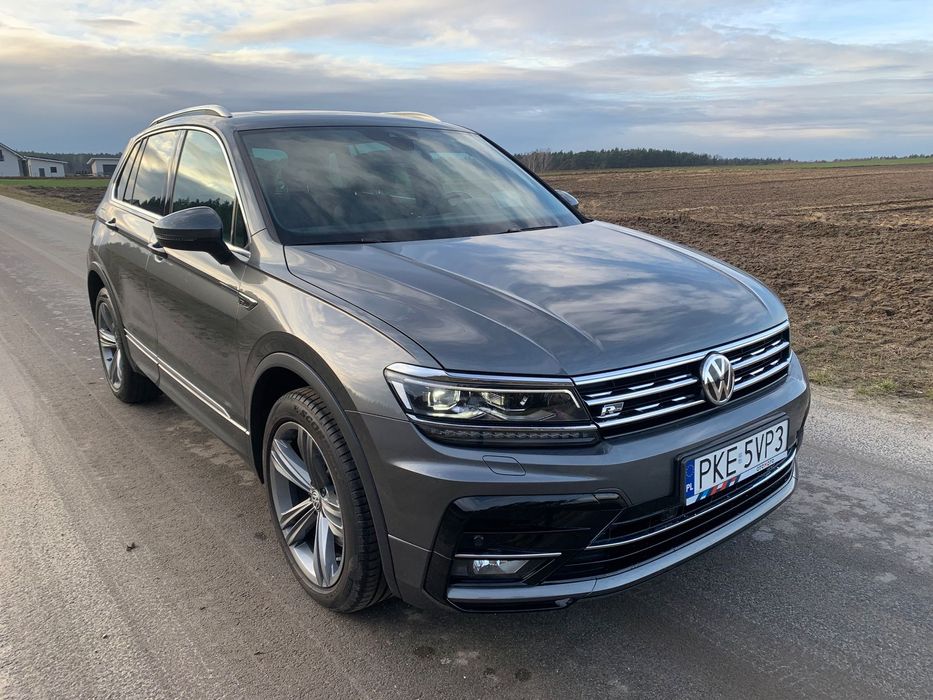 Volkswagen Tiguan 2.0 Benzyna 190Km 4x4 R-Line Panorama Idealny