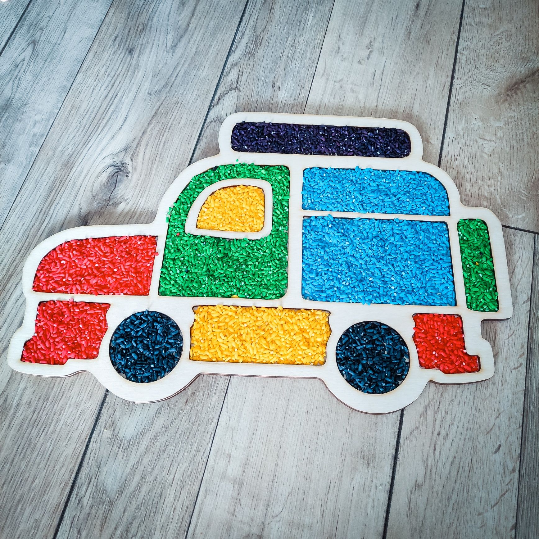 Wysypywanka sensoryczna motoryczna Samochód
