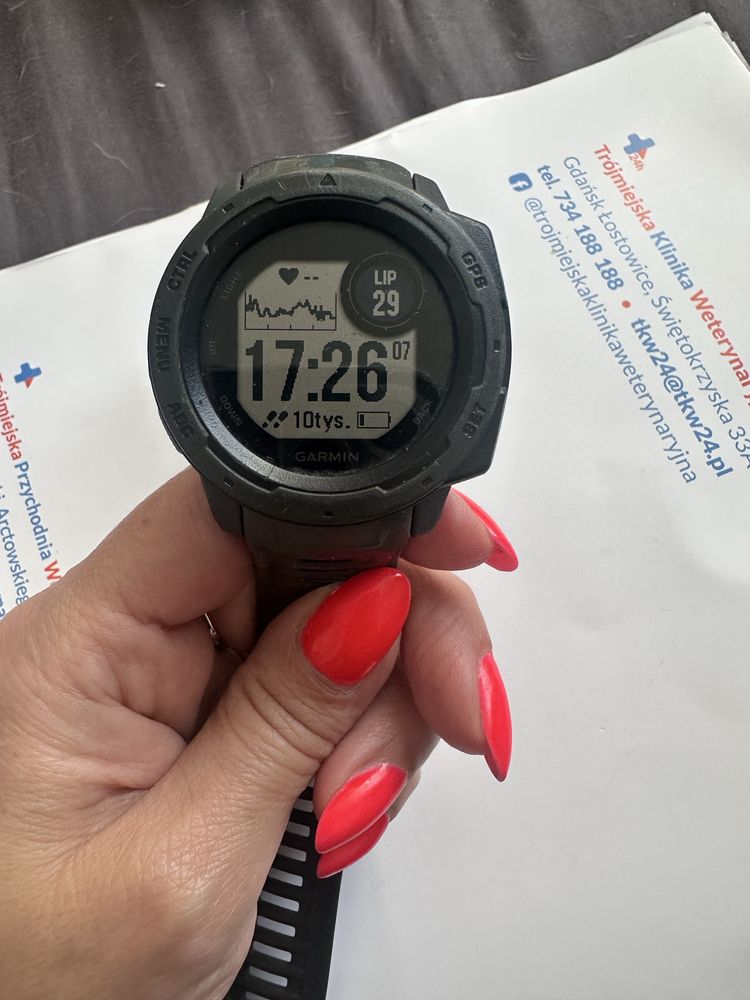 Smart watch Garmin instinct 1 grafitowy