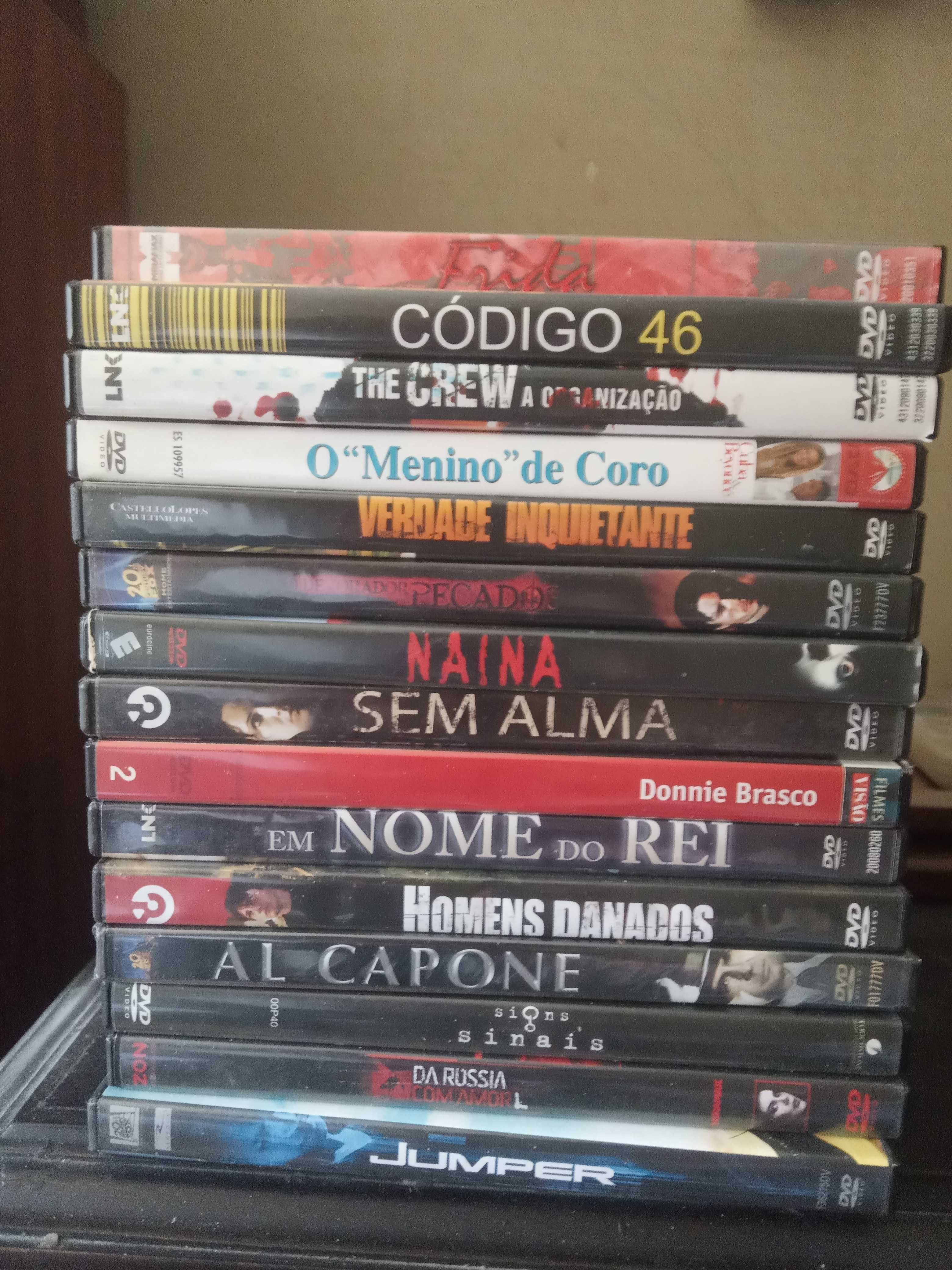 Conjunto  Dvds.Originais.Unitarios .Veja as fotos com os titulos.