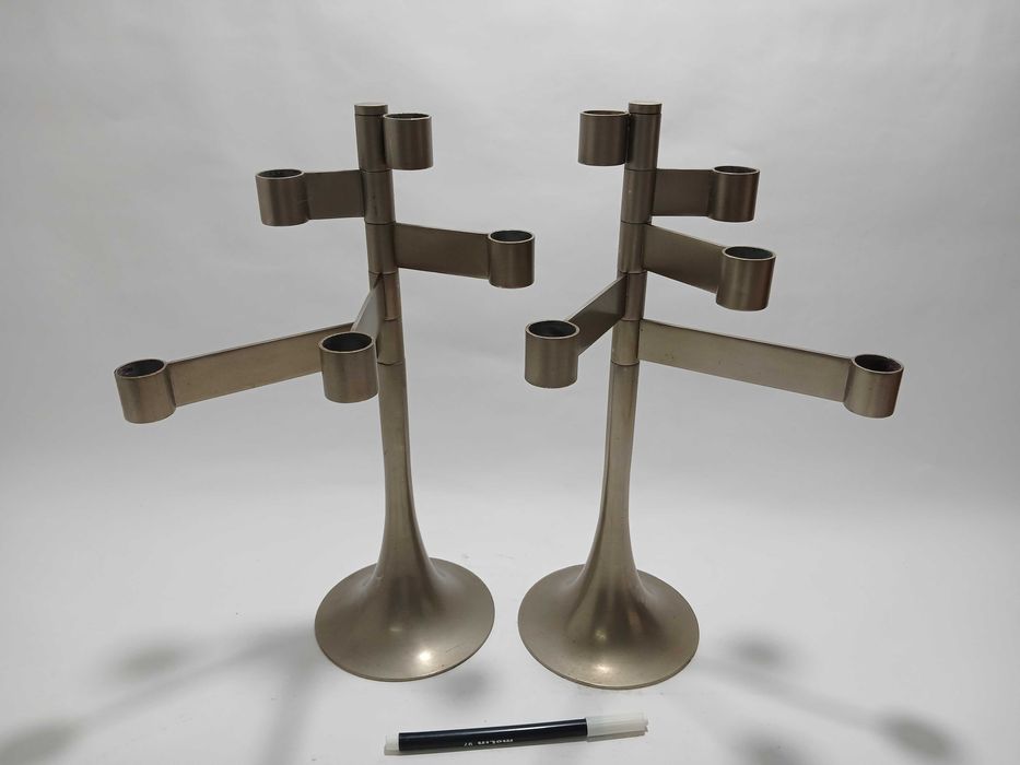 Par de castiçais - Barbarella - Design contemporâneo modernista