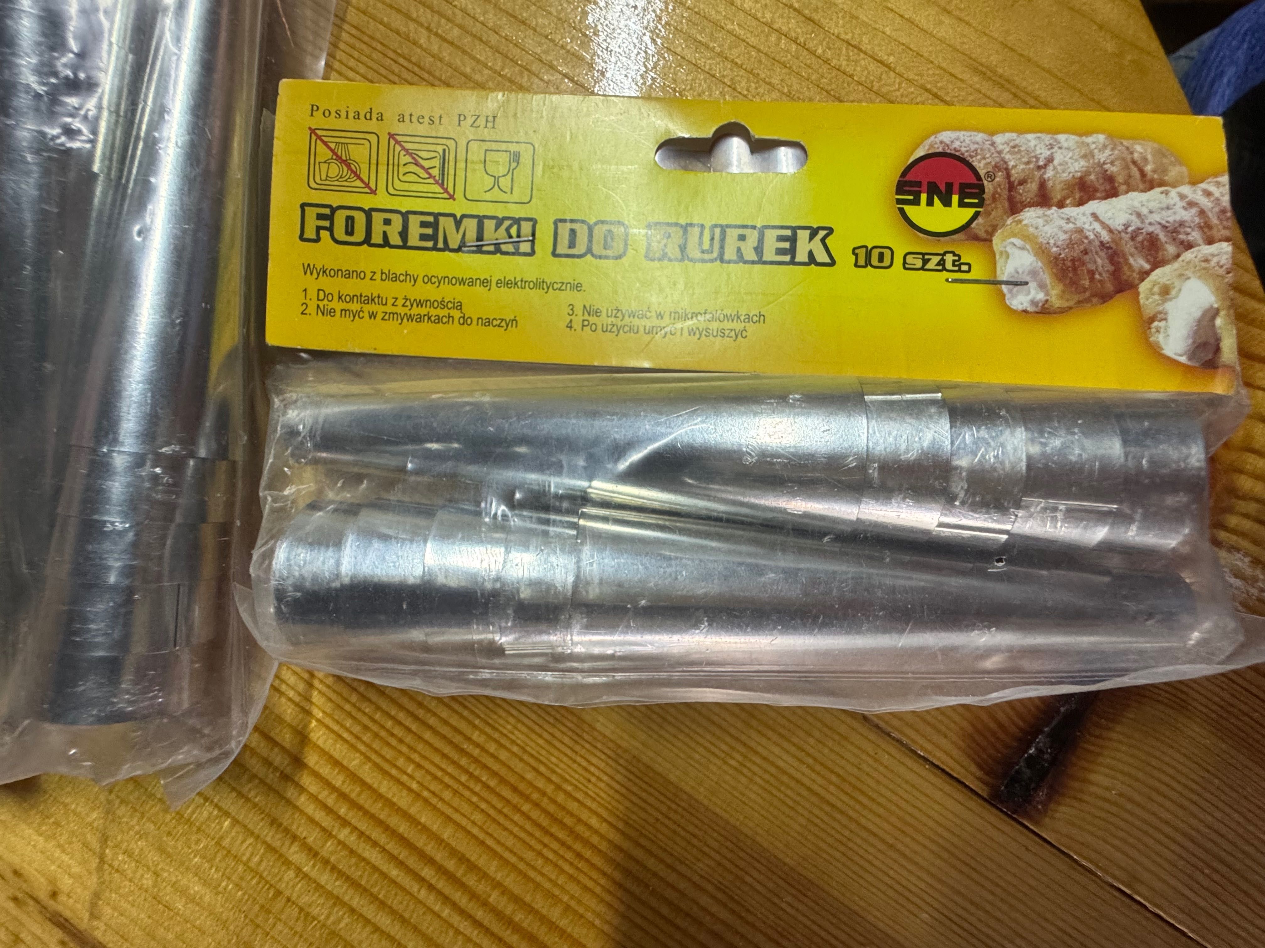 Foremki do rurek 10 sztuk nowe!
