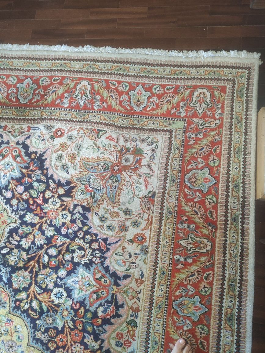 Tapete Carpete Oriental Persa Lã 303x213