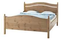 NIEAKTUALNE Łóżko drewniane Leksvik IKEA - 450 zł - 160 x 200