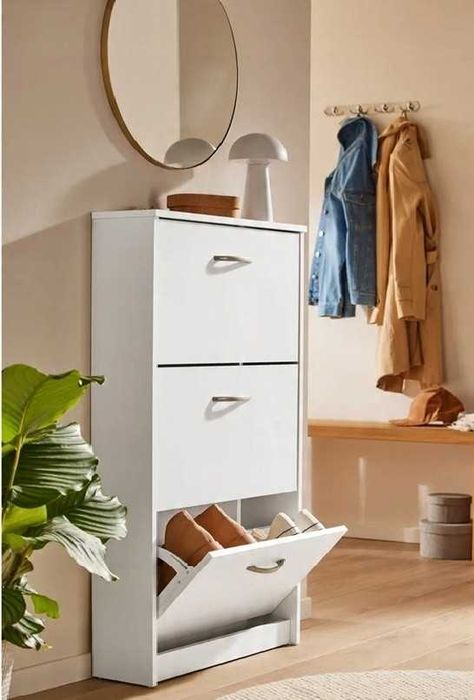 Szafka na buty 3 poziomy, wąska livarno