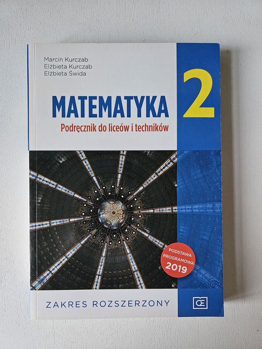 Matematyka 2 Podręcznik do liceów i techników. Zakres rozszerzony