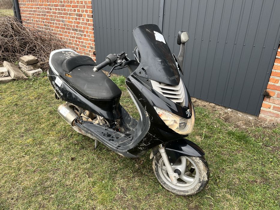 Peugeot Elystar 50 2t na części czasza gaźnik kapa silnik osłony links