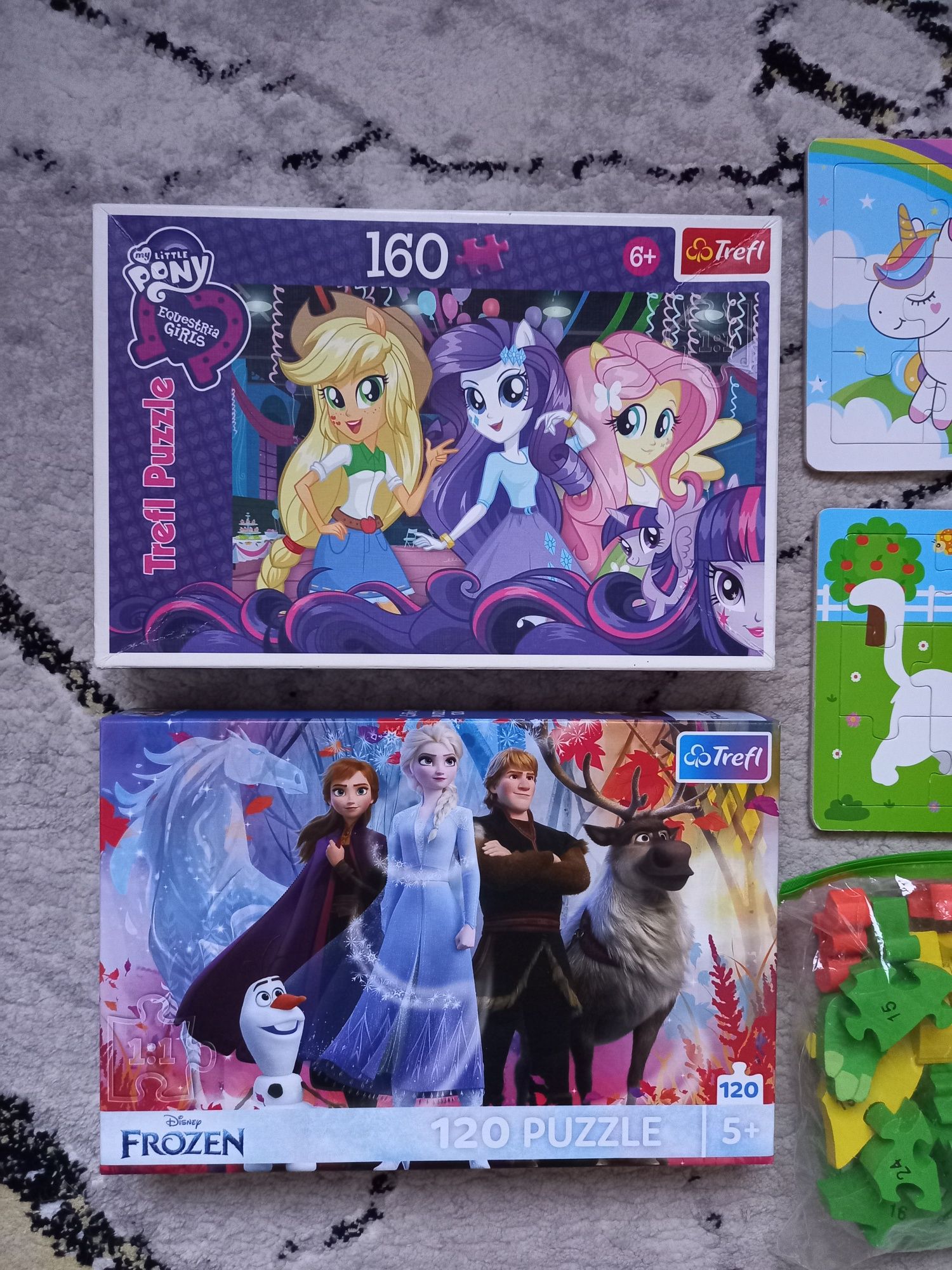 Zestaw zabawek, kraina lodu, my little pony, kicia kocia