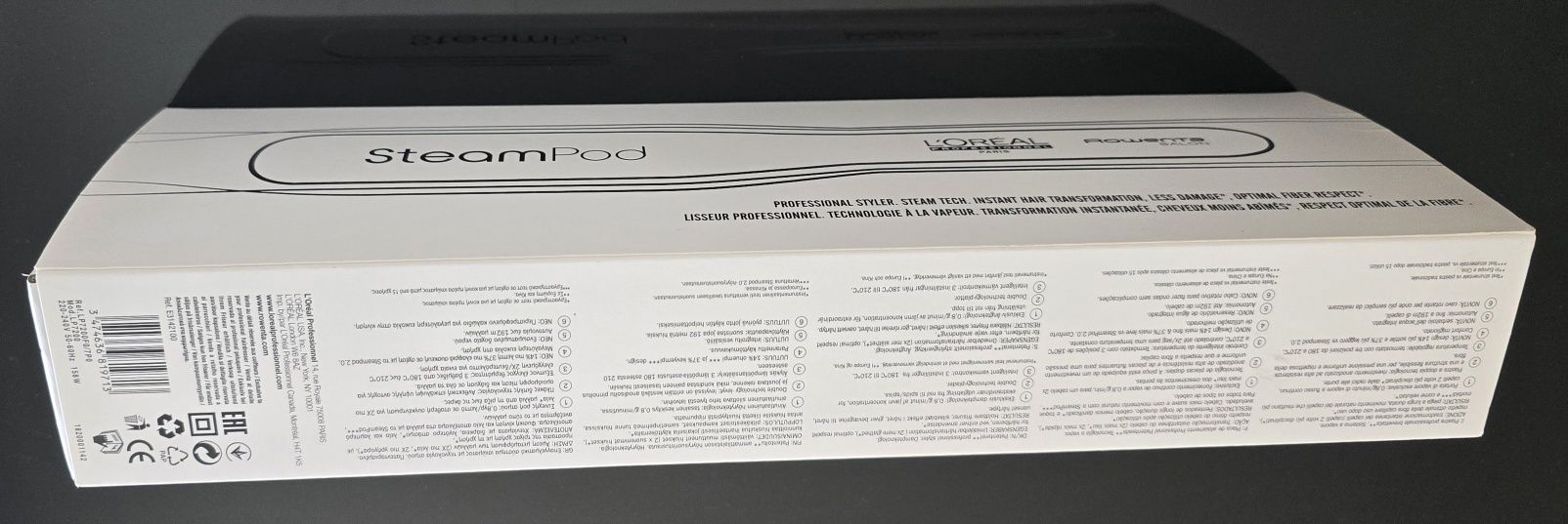 Placa/Prancha de alisamento de cabelo Rowenta Salon SteamPod LOréal