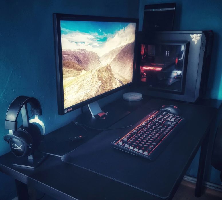 Komputer gaming stacja+monitor
