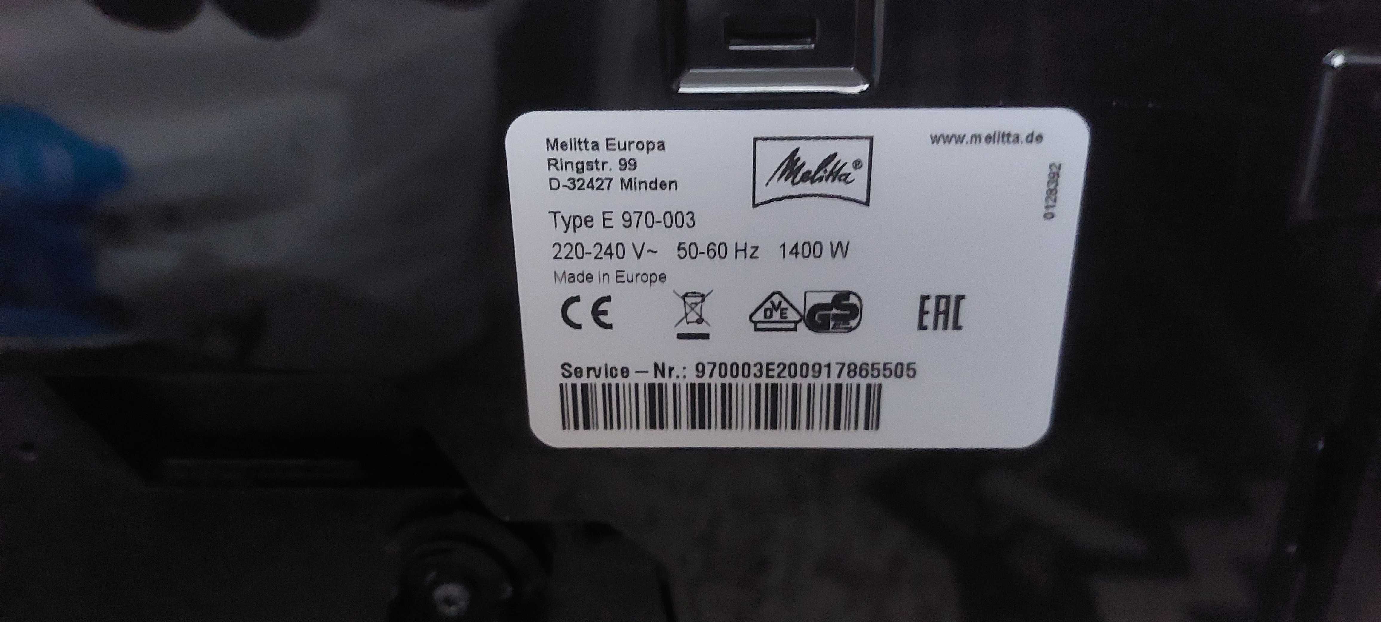 Ekspres do kawy Melitta CI Pure Black E970-003