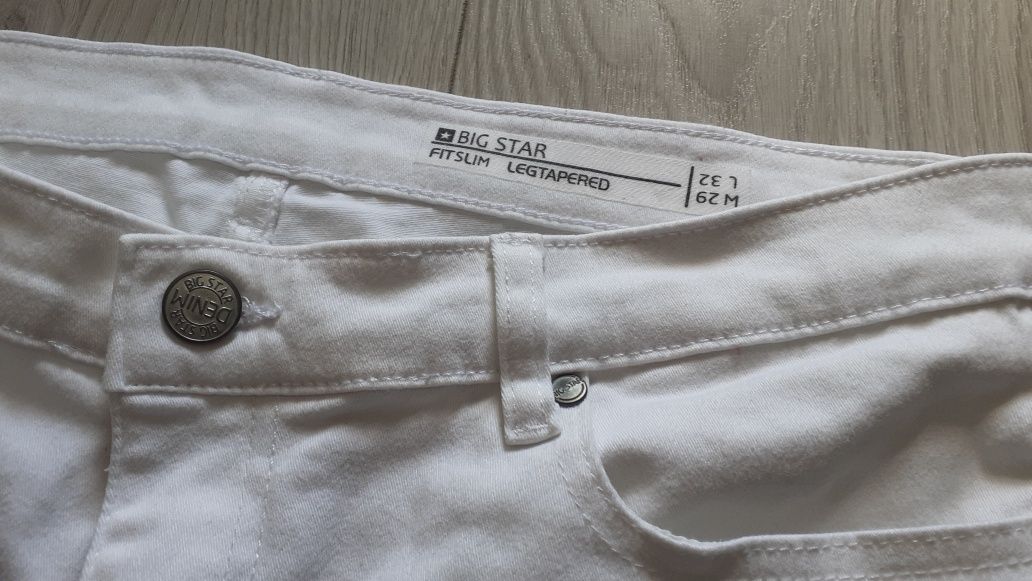 Spodnie białe Big Star rozmiar 36 nowe bez metki