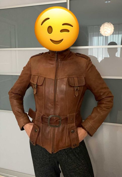 Куртка Шкіряна Туреччина жіноча Куртка Кожанная розмір L