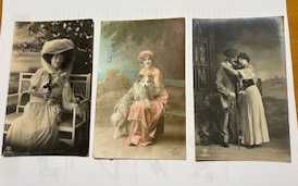 Conjunto de postais antigos para Colecionador