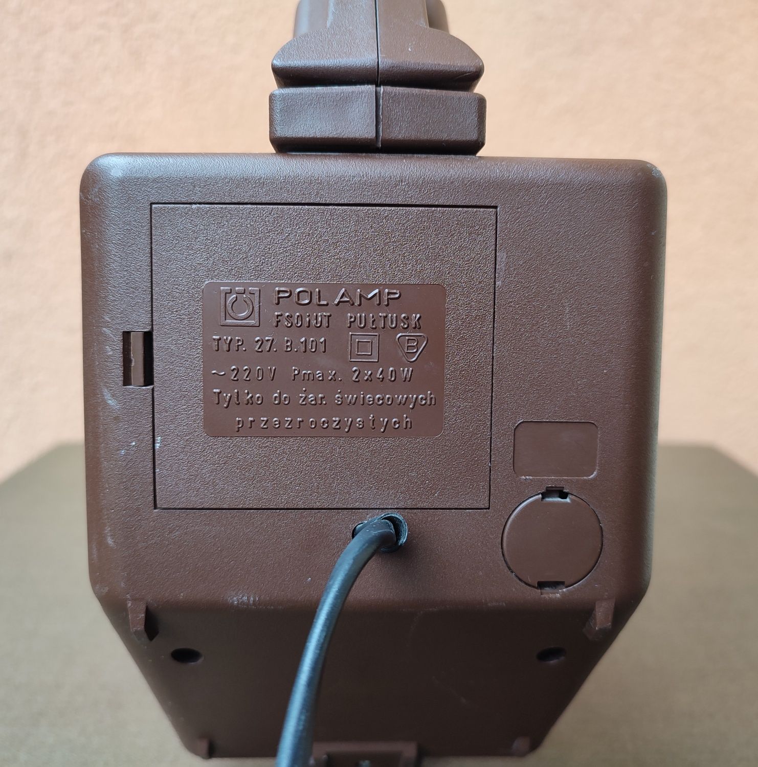 Lampa POLAMP Pułtusk Typ. 27.B.101 zoom light system PRL