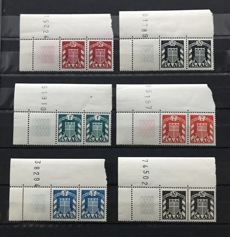Почтовые марки СААР 1949 год