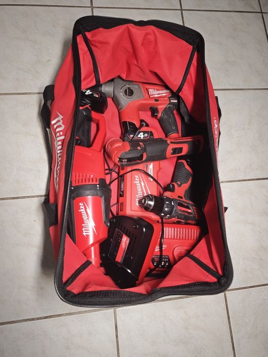 Zestaw Milwaukee M12 wiertarka, wkrętarka, multitool