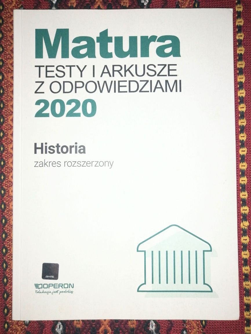 Matura testy i arkusze z odpowiedziami 2020 Historia