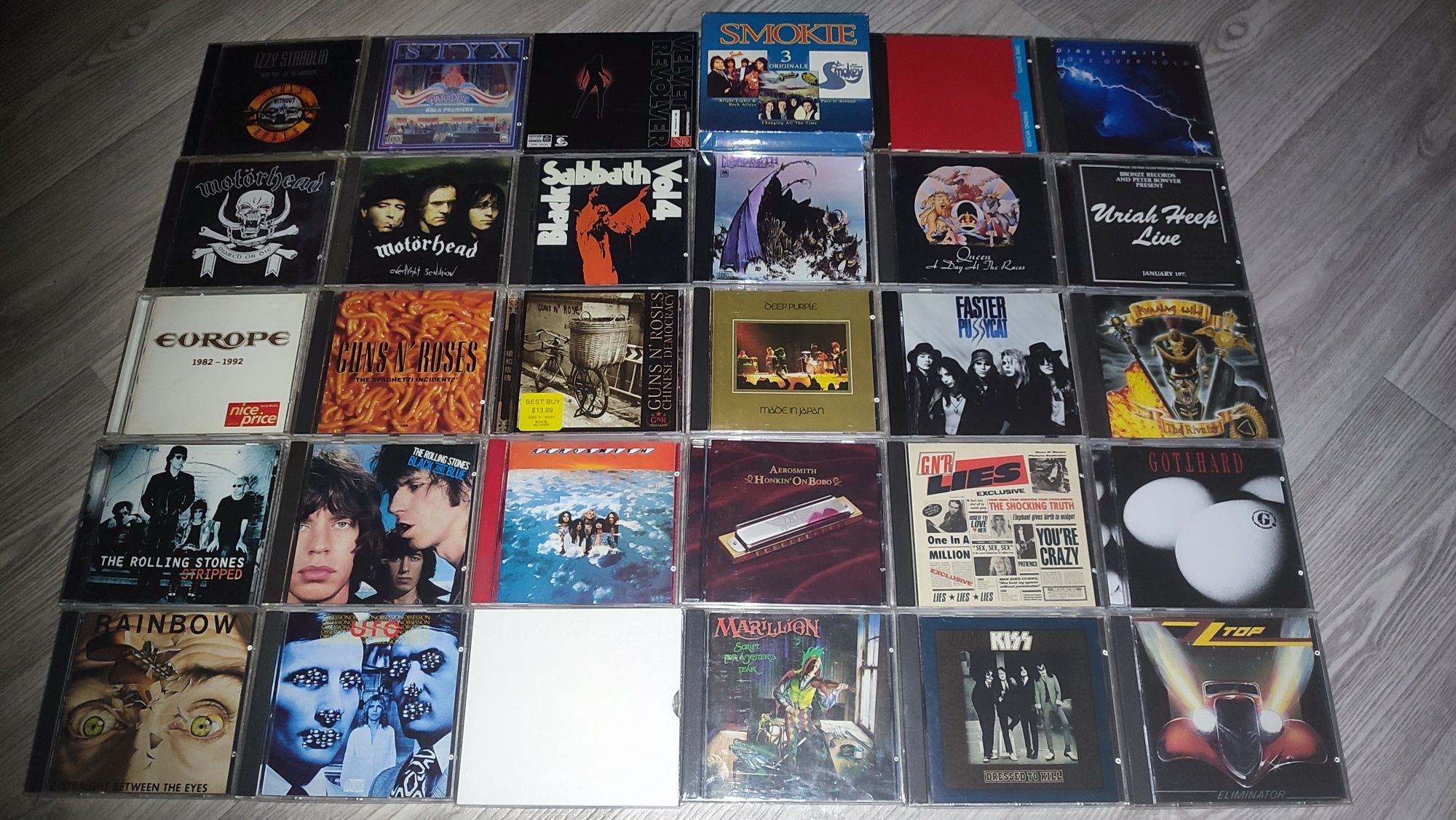 CD фирма Diamond Head,Marillion,Nazareth,Uriah Heep,Rolling Stones