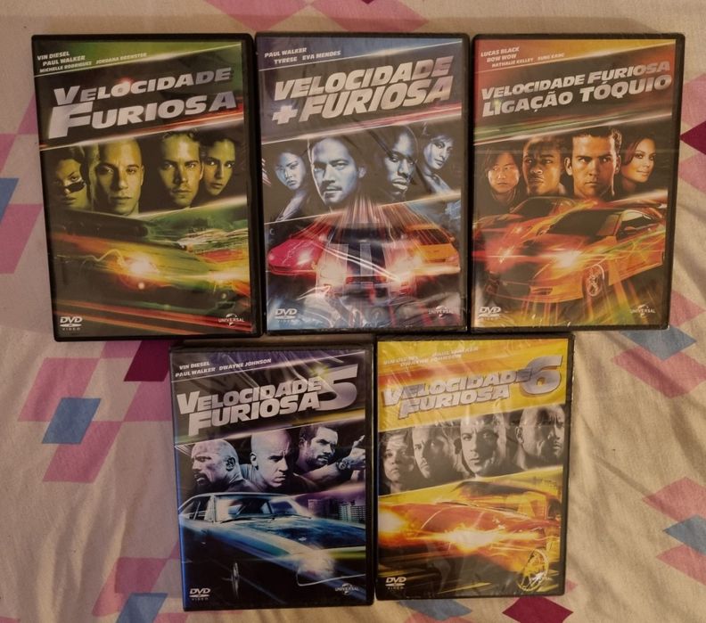 DVDS Coleção Velocidade Furiosa falta numero 4
