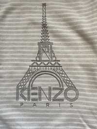 KENZO PARIS bluza wieża Eiffla rozmiar S beżowo - czarna