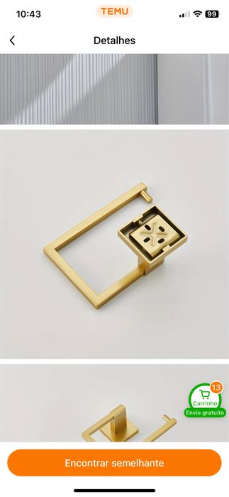 Conjunto de Acessorios Casa de Banho