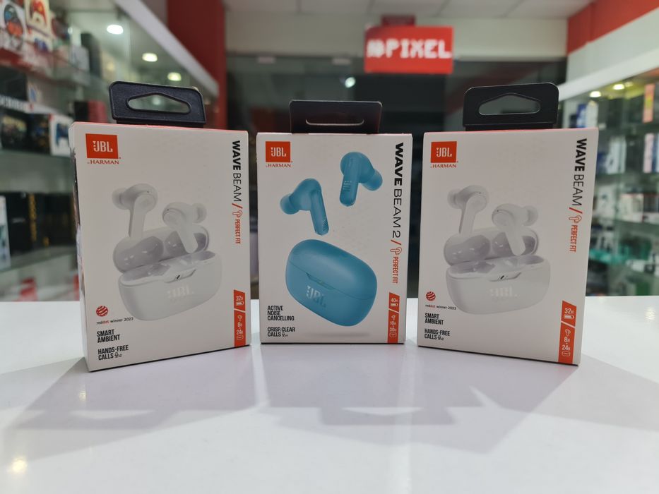 New JBL Wave Beam White Beam 2 Blue