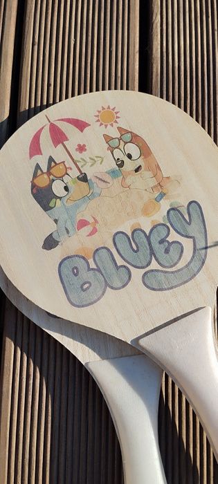 Raquetes para criança ( Bluey, Patrulha Pata, Masha e o Urso..)